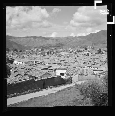 Vista de la ciudad del Cuzco desde San Cristóbal