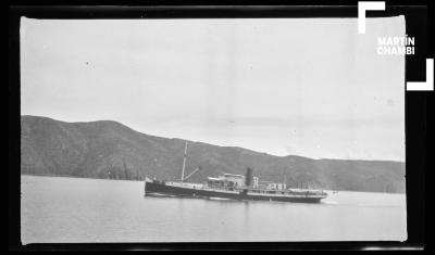 Barco en el Lago Titicaca