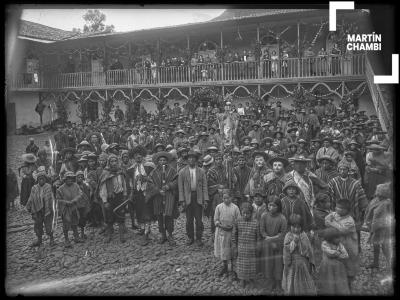 Fiesta en la hacienda Angostura, propiedad de la familia Romainville Vargas. Imagen titulada &quot;Fiesta en la Hacienda Angostura&quot;