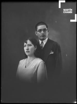 Retrato de novios, María Pérez y Antonio Calderón