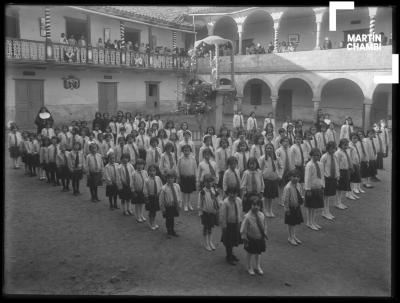 Escolares del colegio María Auxiliadora