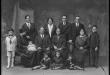 Retrato de la familia de José Gregorio Pacheco y Clotilde Scheiner junto a sus hijos y sobrinos