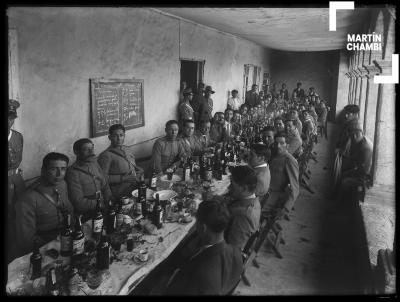 Banquete de oficiales de la Guardia Civil del Cuzco