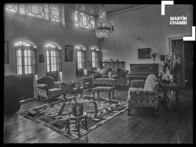 Salón principal, casa de la familia Montes
