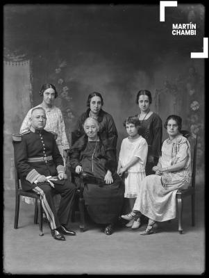 Retrato de la familia de Marcos Farfán y Mercedes Pacheco