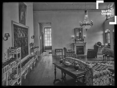 Salón principal,casa de la familia Montes