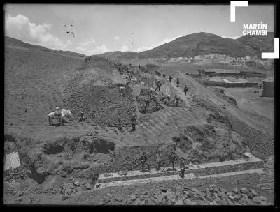 Construcción de la carretera Cuzco-Abancay