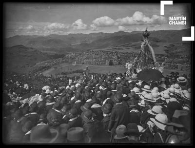 Vírgen de Belén en la ceremonia principal del  primer Congreso Eucarístico del Cuzco