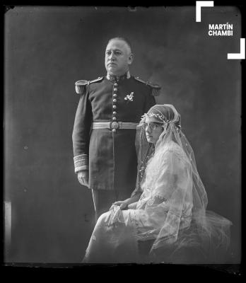Retrato de novios, Marcos Farfán Castilla y Mercedes Pacheco Delgado