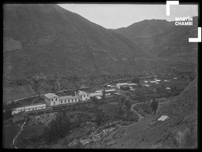 Vista panorámica de la fábrica  de tejidos Urcos