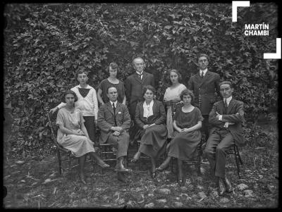 Retrato de la familia de Luchi Lomellini Cottardo en  Qolqampata