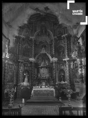 Retablo mayor del templo de Oropesa