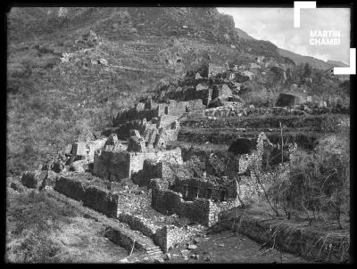 Vista del grupo el Torreón, Machu Picchu