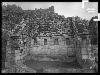 Vista de la Wayrana principal, Machu Picchu