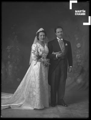 Retrato de novios, Luz Marina Ugarte Velasco y Enrique Tejada Urquiaga