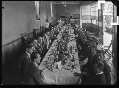 Banquete de catedráticos cuzqueños de la universidad San Antonio Abad del Cuzco