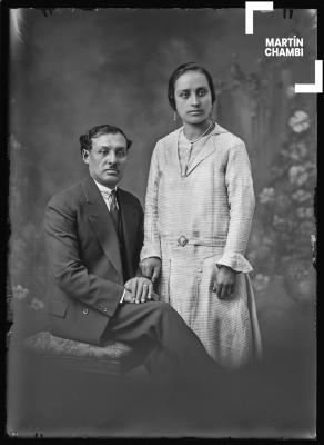 Retrato del Sr. Zegarra y esposa