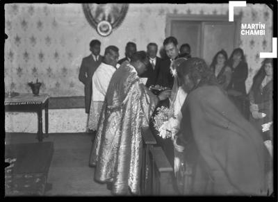 Ceremonia de matrimonio no identificado