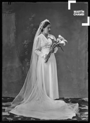 Retrato de novia, Luzmila Espejo Cosio de Vega Centeno