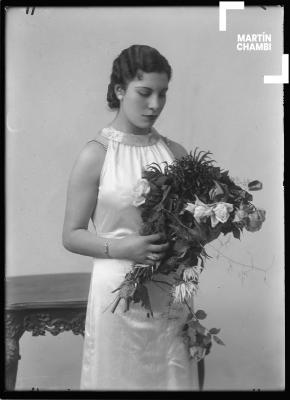 Retrato de novia Nely Cassini del Castillo
