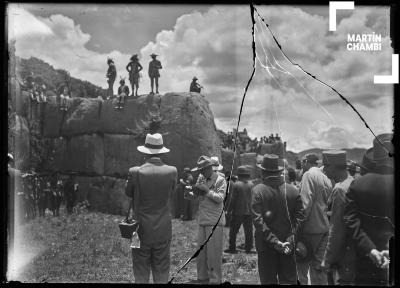 El Príncipe de Gales Eduardo de Windsor en Saqsaywaman