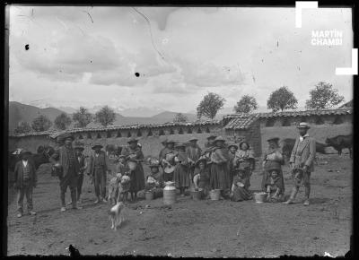 Campesinos y hacendados en hacienda de Anta