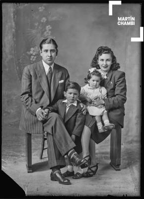 Retrato de la familia del Sr. Santisteban