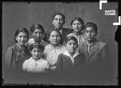 Retrato de la familia Chambi Lopéz