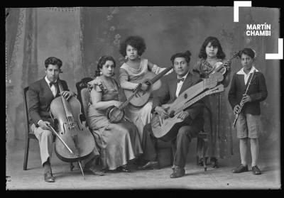 Retrato de la orquesta de la familia Echave Valenzuela