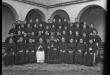 Retrato de seminaristas junto al Obispo Santiago Hermoza