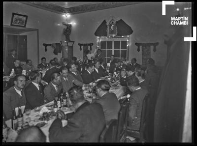 Banquete en honor de Rafael Aguilar en el Hotel Colón