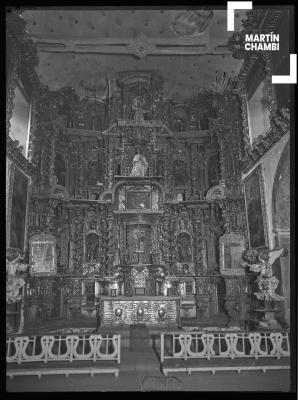 Retablo mayor del templo de San Blas