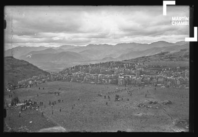 Festival en honor del embajador estadounidense John Pershing en Saqsaywaman