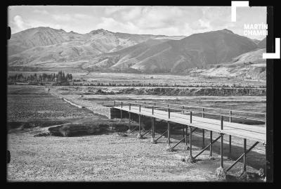 Vista de puente y paisaje en San Jerónimo