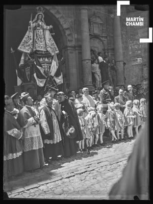 Procesión de la Virgen de la Merced dentro del marco del Segundo Congreso Eucarístico Diocesano del Cuzco