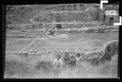 Retrato de los hermanos Chambi López en Tambomachay