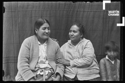 Retrato de las hermanas Elodia y Manuela López Visa